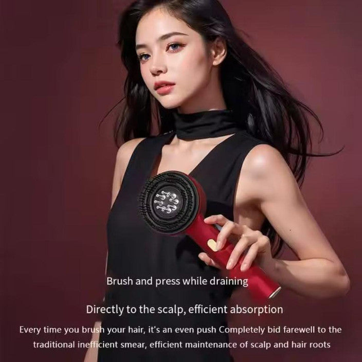 Hair comp massager