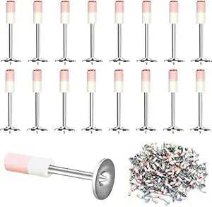 Manual Steel Nail Gun Tool, Concrete Nail Gun, Portable Mini Nail Shooting Machine with 10 Nails, Nail Wall Fixing Tool for Cement Walls