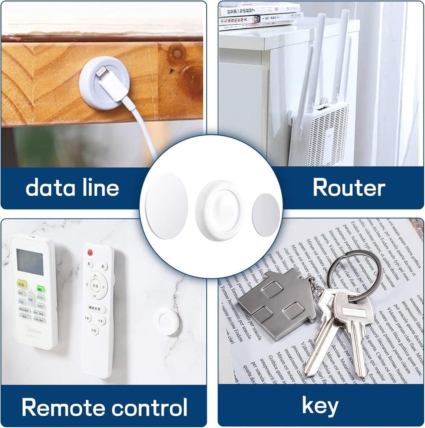 Magnetic Remote Control Holder (Pack of 2)