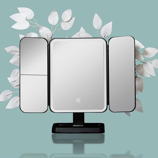 Trifold Makeup Mirror with