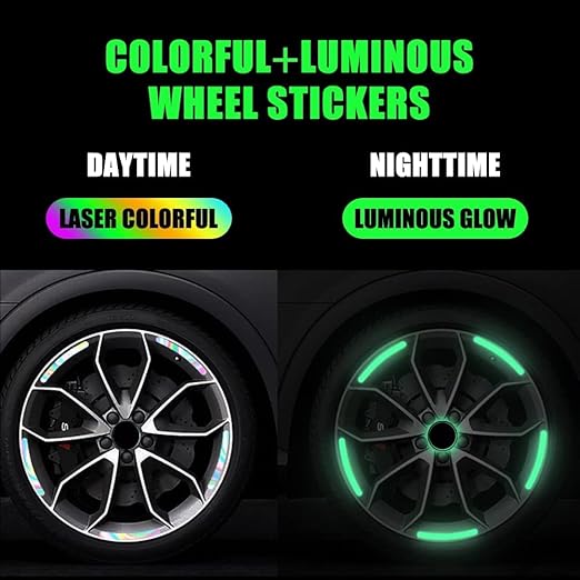 Reflective Wheel Tire Rim Stripe 20 pcs
