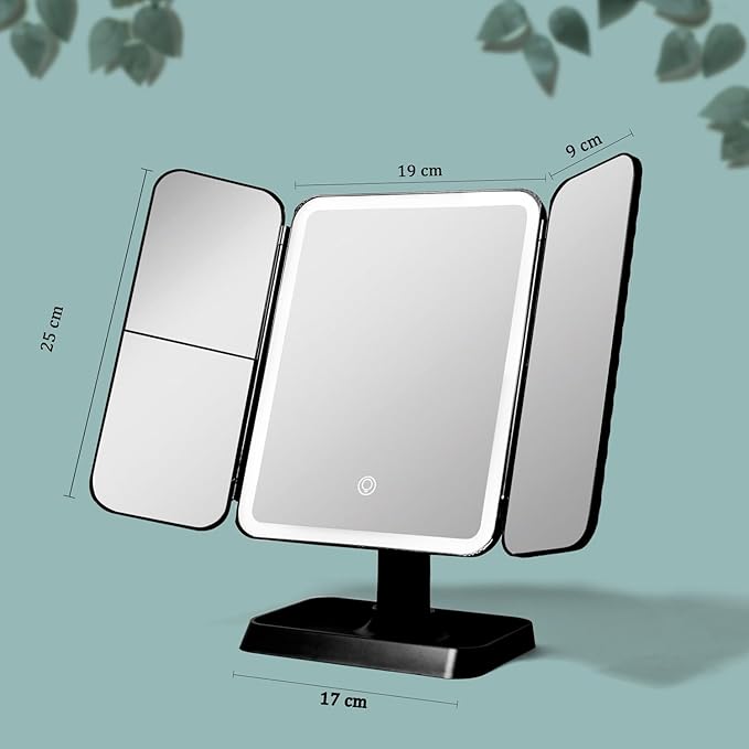 Trifold Makeup Mirror with