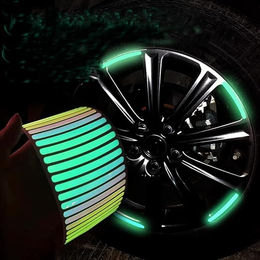 Reflective Wheel Tire Rim Stripe 20 pcs