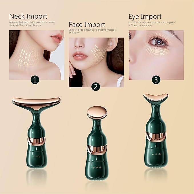 Red light face massager