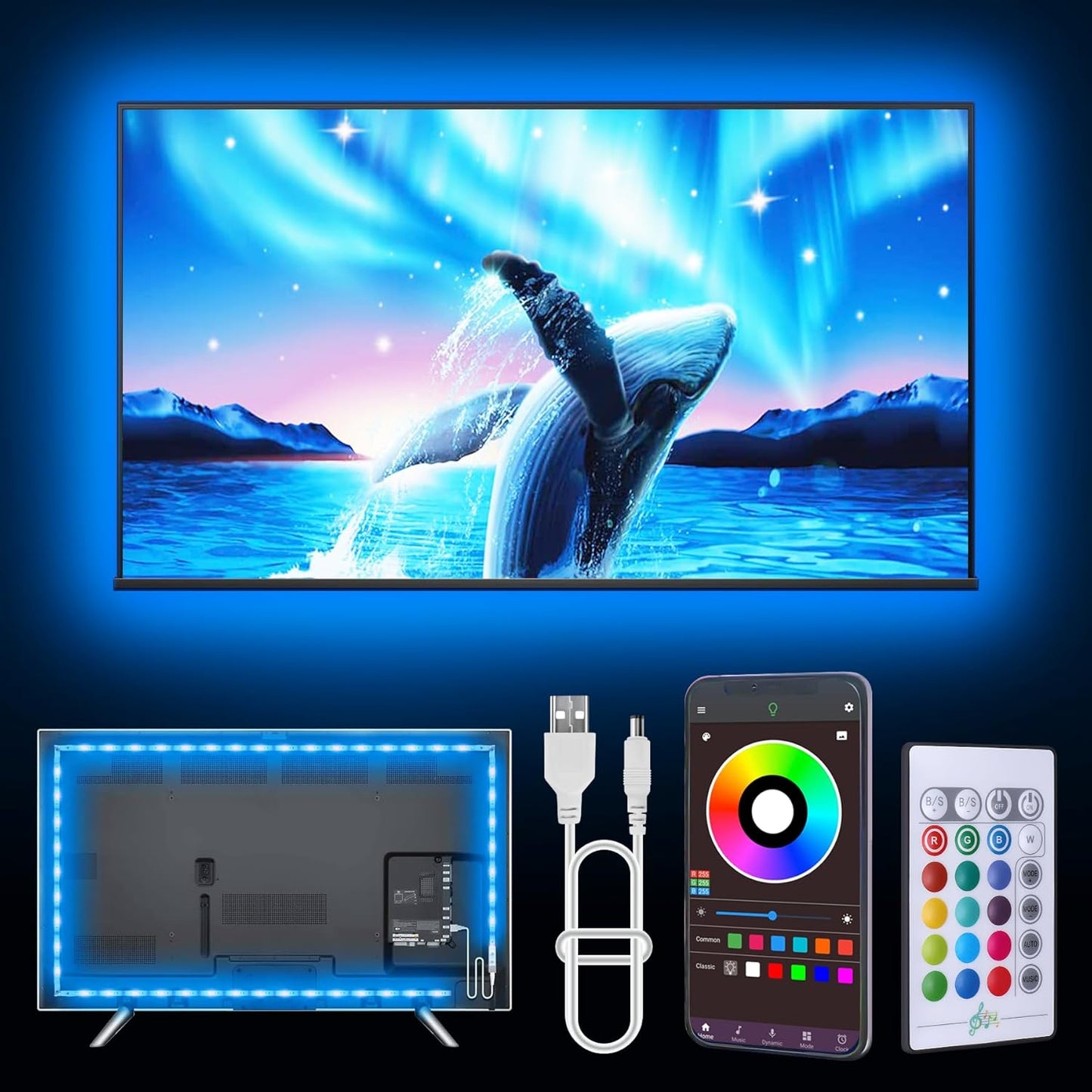 LED light for TV backlight