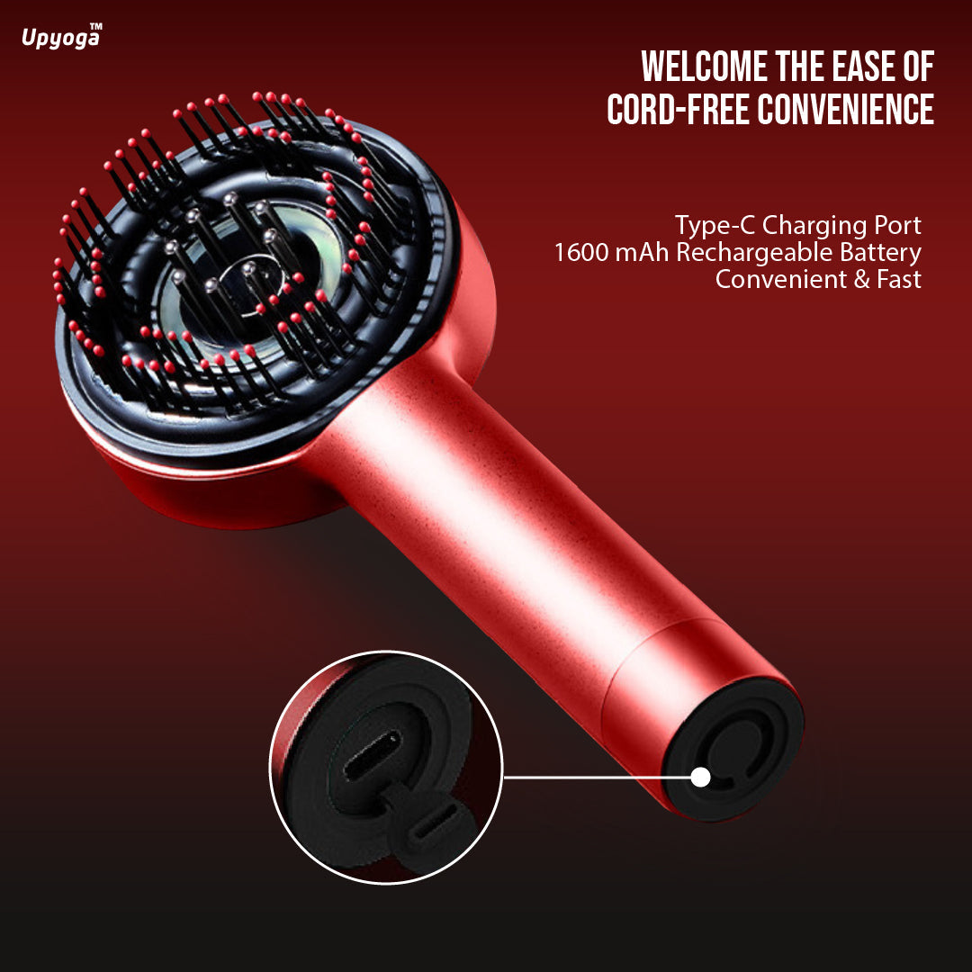 Hair comp massager