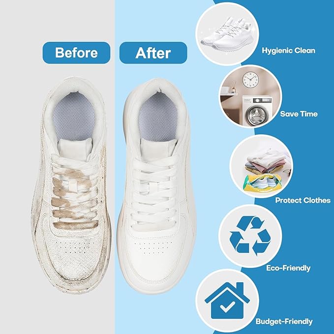 Shoe washing bag