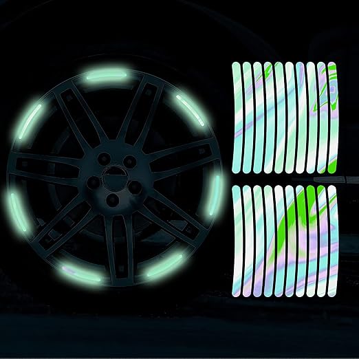 Reflective Wheel Tire Rim Stripe 20 pcs