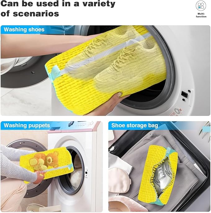 Shoe washing bag