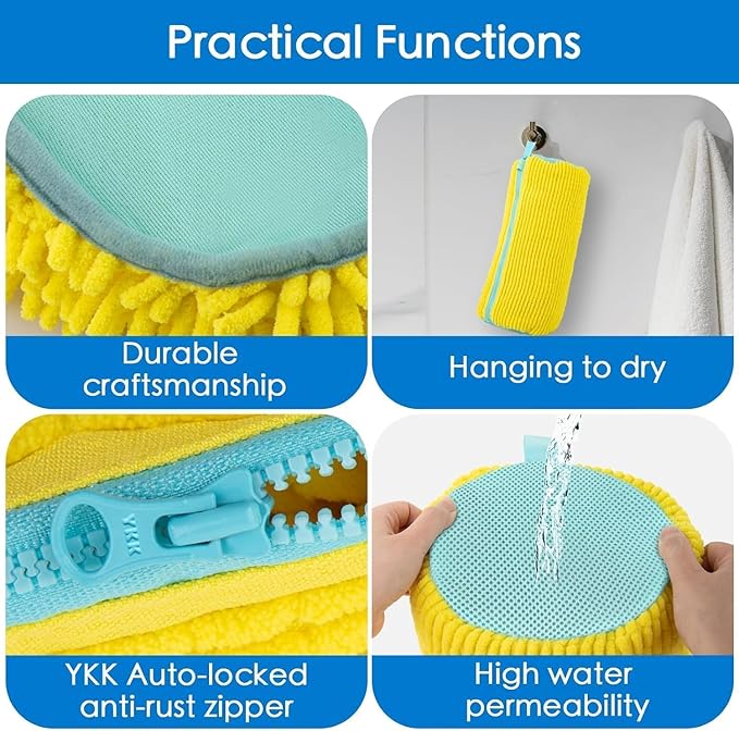 Shoe washing bag