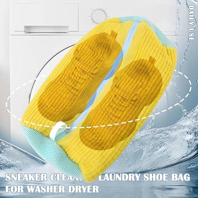 Shoe washing bag