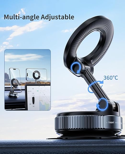 vaccum Magnetic phone holder