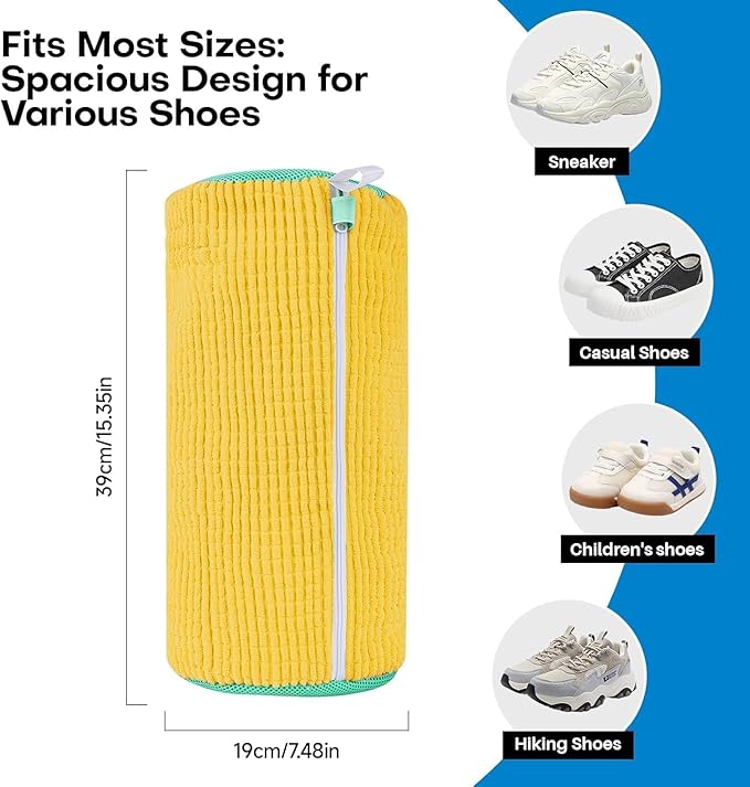 Shoe washing bag