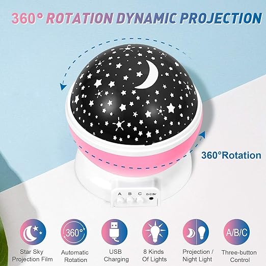 Star Master Galaxy Night Projector