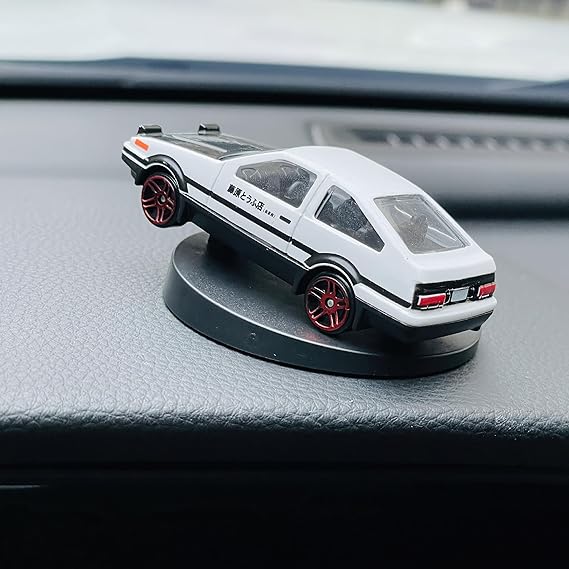 Ticokas Alloy Model Drifting Spin Ornament, Metal Ae86 Dashboard Decoration, Interior Decoration That Can Drift