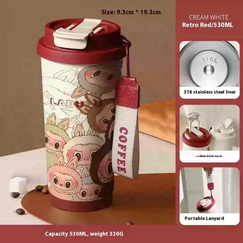 ☕ Labubu Stainless Steel Travel Cup