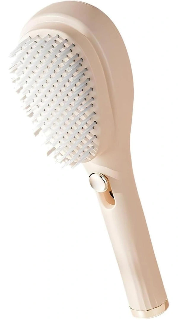 Hair Brush with Self-Cleaning
