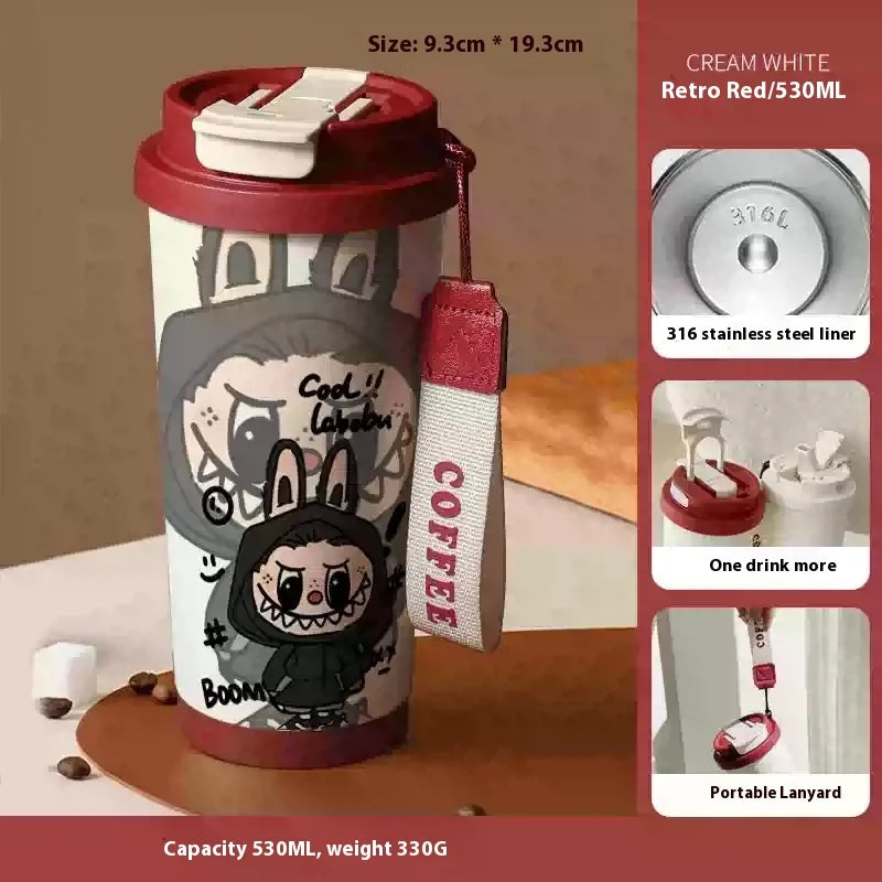 ☕ Labubu Stainless Steel Travel Cup