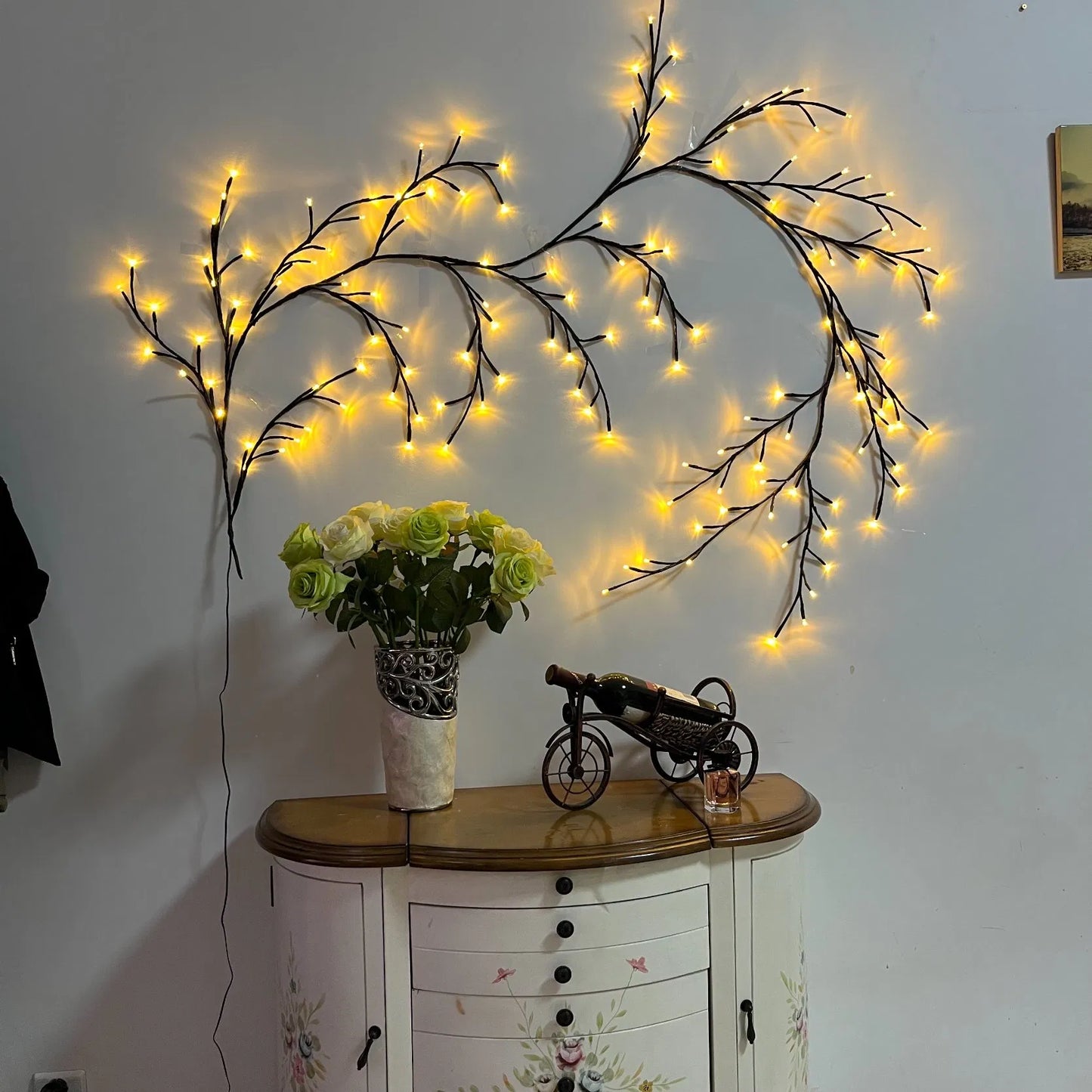 Rapid Willow Vine Lights Flexible Enchanted Fairy Lights Twinkle Tree Lighted Branches