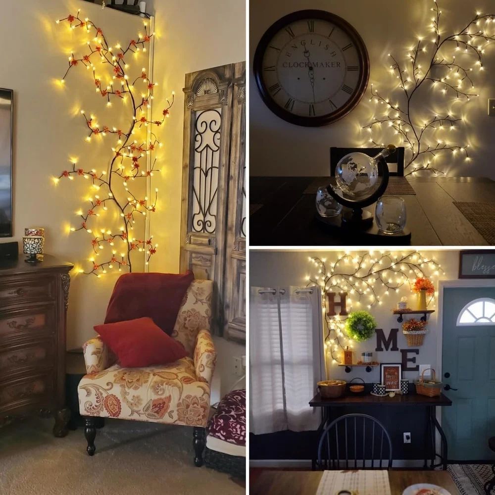 Rapid Willow Vine Lights Flexible Enchanted Fairy Lights Twinkle Tree Lighted Branches