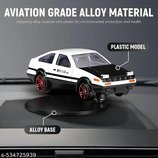 Ticokas Alloy Model Drifting Spin Ornament, Metal Ae86 Dashboard Decoration, Interior Decoration That Can Drift