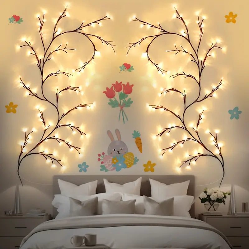 Rapid Willow Vine Lights Flexible Enchanted Fairy Lights Twinkle Tree Lighted Branches