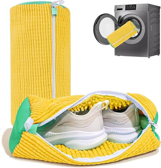 Shoe washing bag